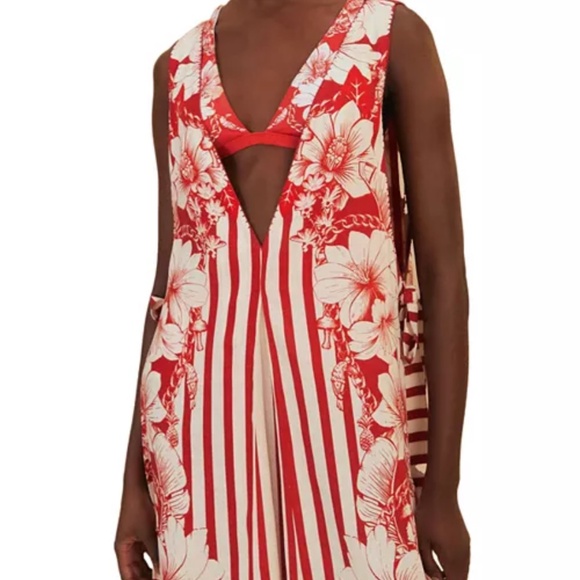 Farm Rio Floral Chains Cover-Up Dress - Picture 3 of 9